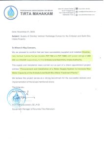 Indonesia - Embalut & Bukit Biru water treatment plants